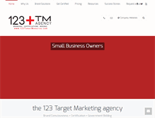 Tablet Screenshot of 123targetmarketing.com